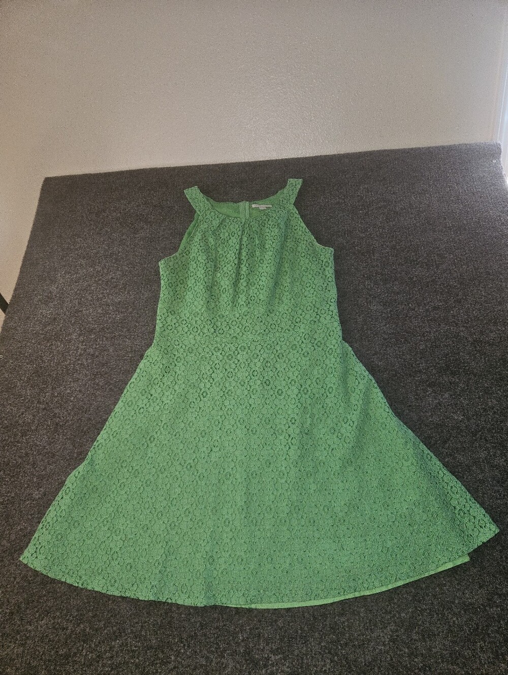 New York& Co Green Sleeveless Dress 10
